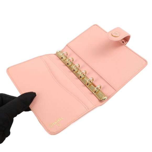 ❤️Authentic CHANEL Leather Agenda PM Planner Cover Pink❤️ - Picture 8 of 12